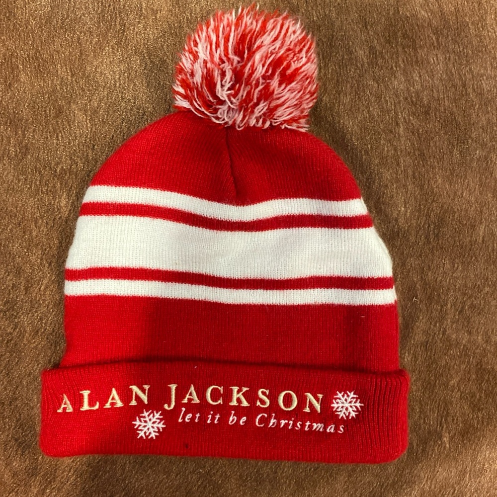 Alan Jackson “let it be Christmas” beanie